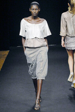 gray cotton relaxed cropped pants