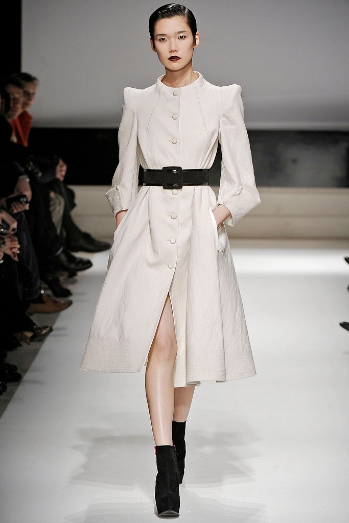 white belted midi dress