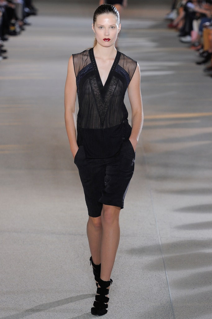 black silk sleeveless dress