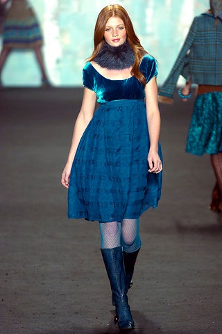 blue silk sleeveless v-neck fitted a-line pleated dress