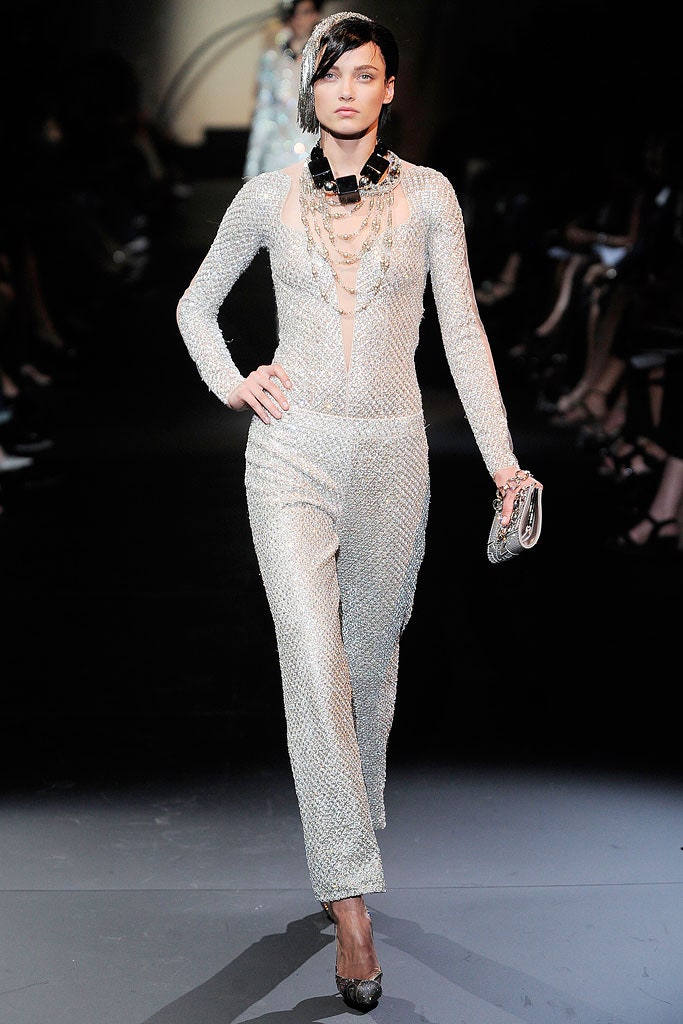 white sequined fitted jumpsuit