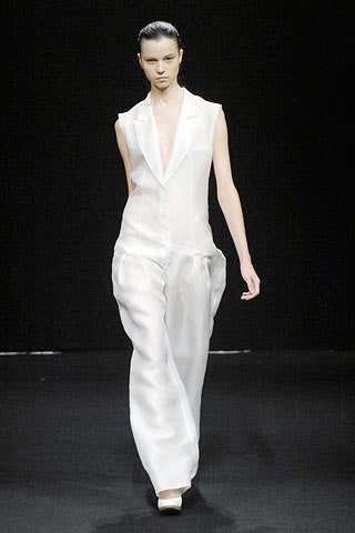 white silk sleeveless jumpsuit