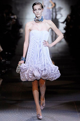 white purple ruffled mini dress