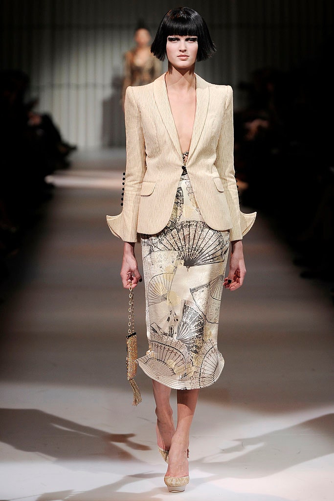 beige silk long-sleeve collared tailored buttoned blazer