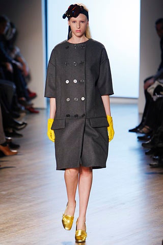 gray wool relaxed coat