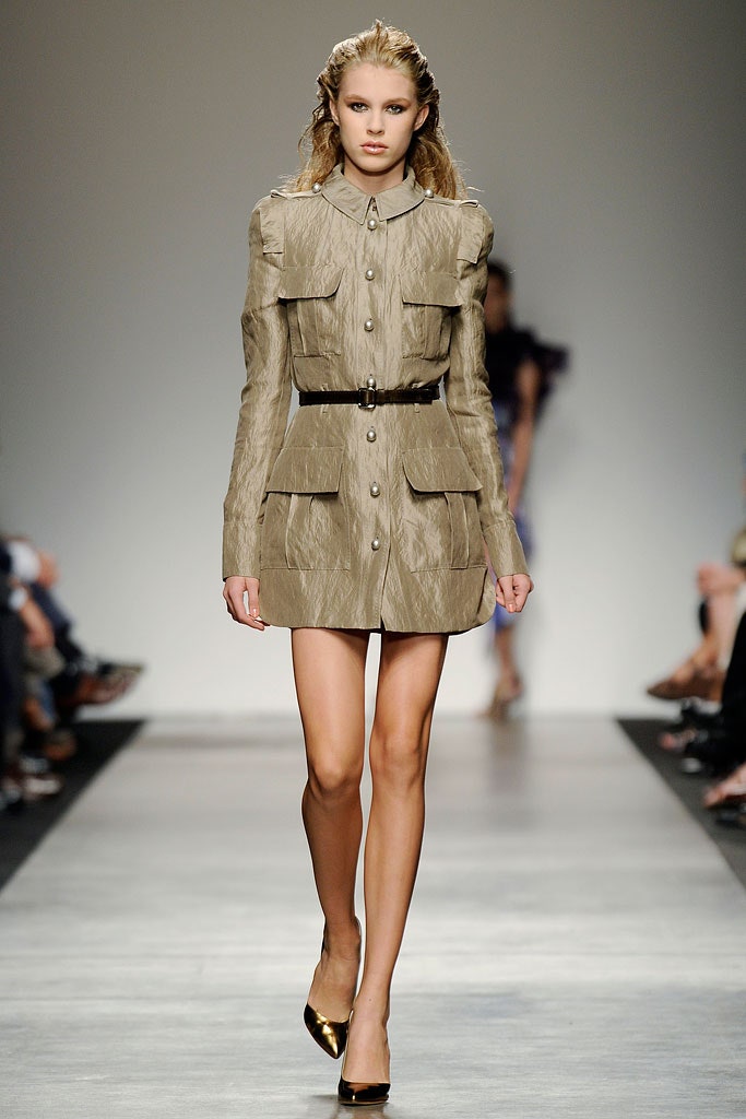 beige fitted mini dress