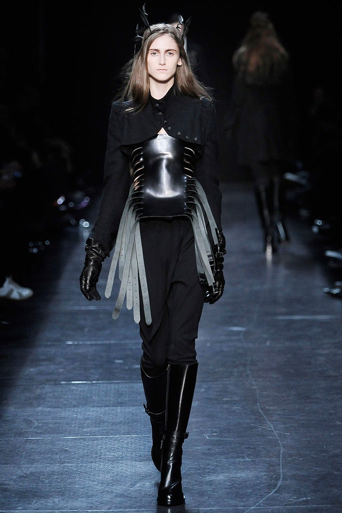 black leather jacket and pants