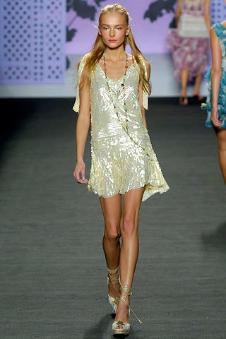 gold sequined sleeveless mini dress