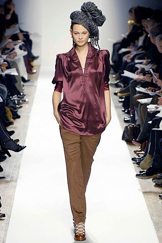 purple silk short-sleeve collared fitted buttoned top