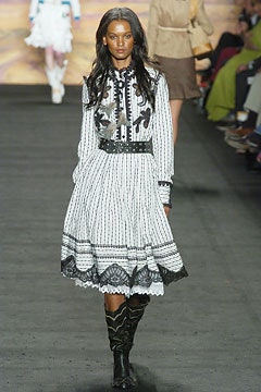 black and white pleated dress