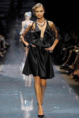 black silk fitted mini dress