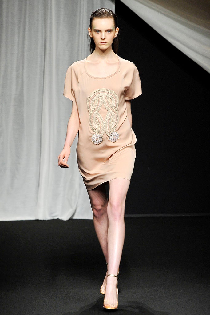 beige silk relaxed mini dress