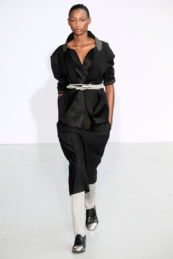 black belted midi dress with jacket