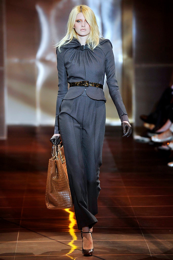 tailored gray wool suit