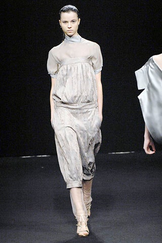 gray silk relaxed jumpsuit