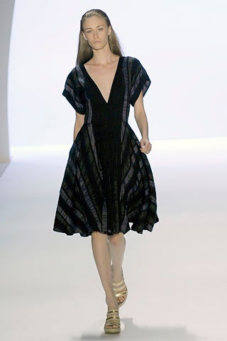 black silk pleated midi dress