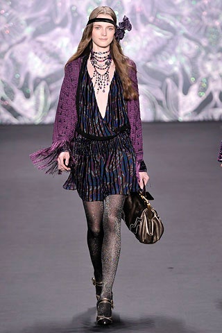 purple cotton long-sleeve relaxed fringed jacket