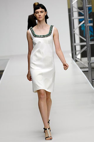 white silk sleeveless dress