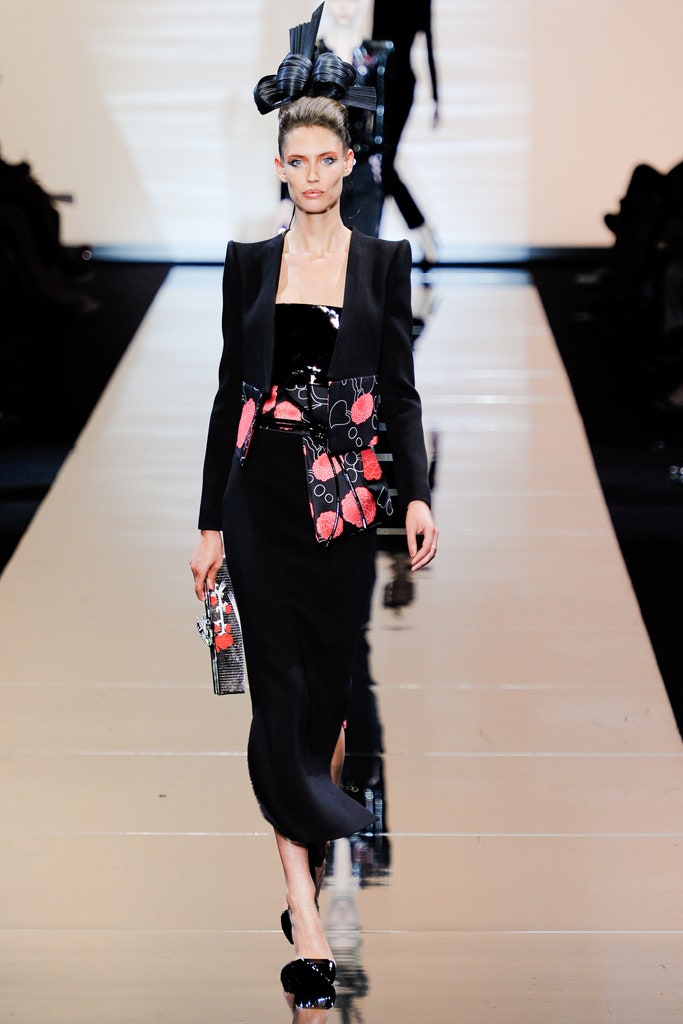 black silk printed clutch