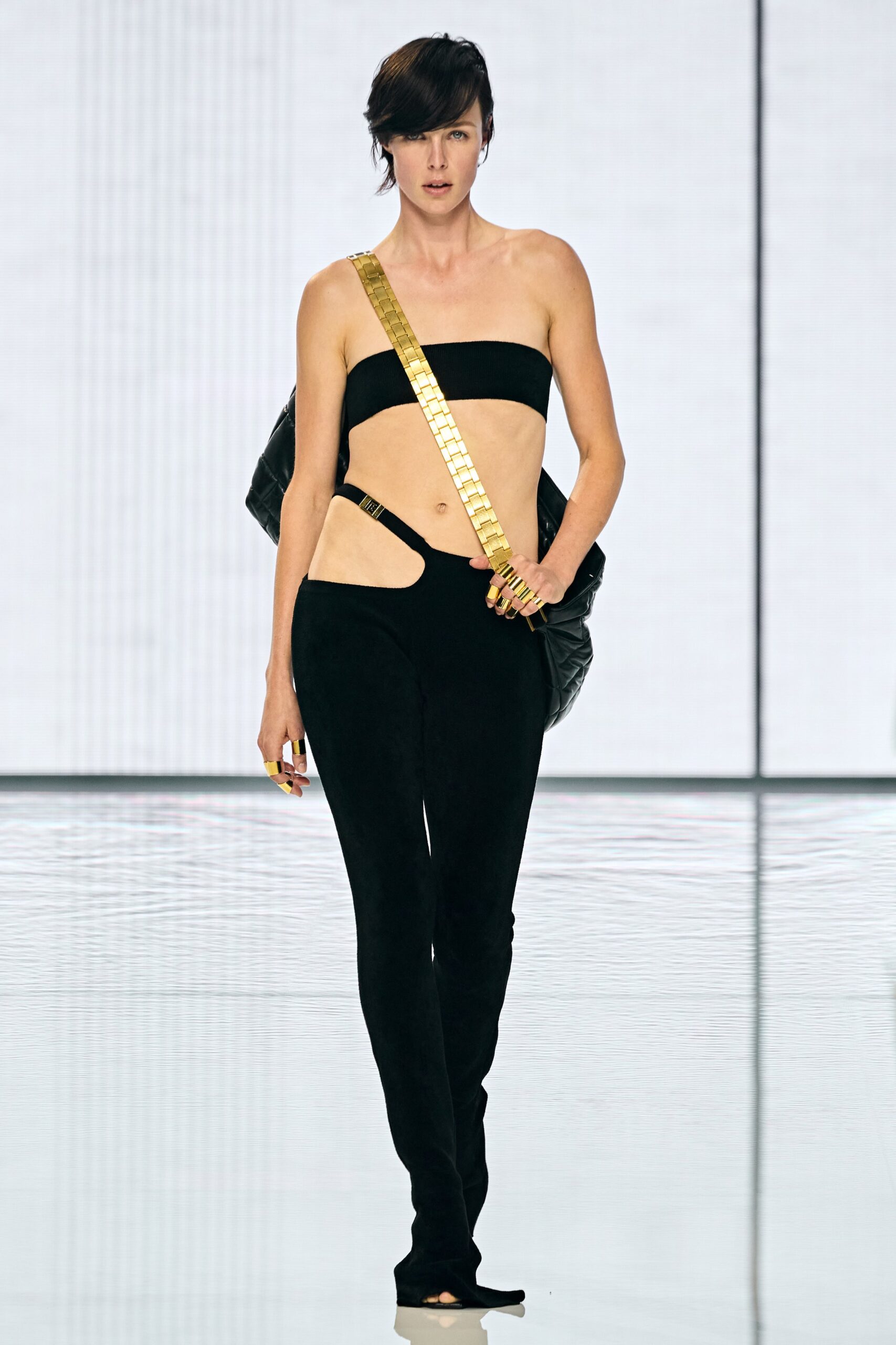 gold metallic bag