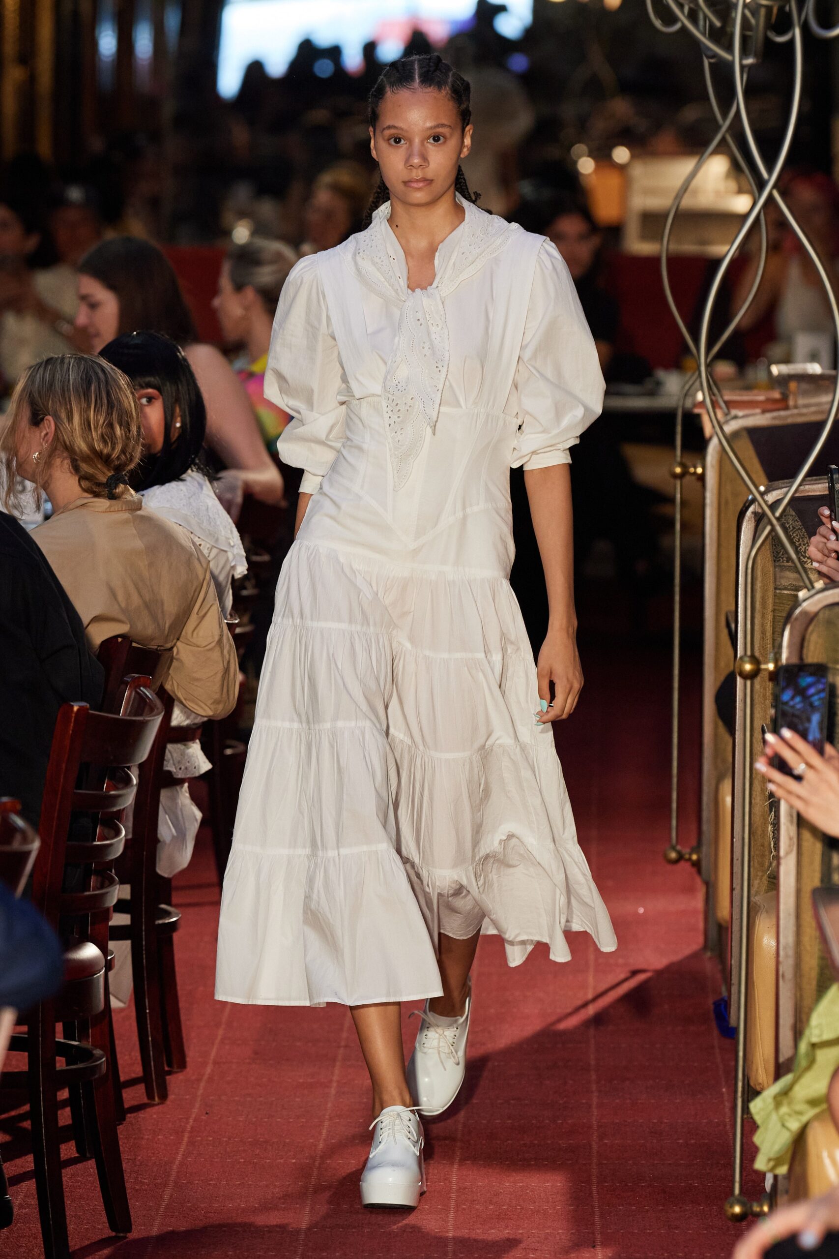 white relaxed cotton dress