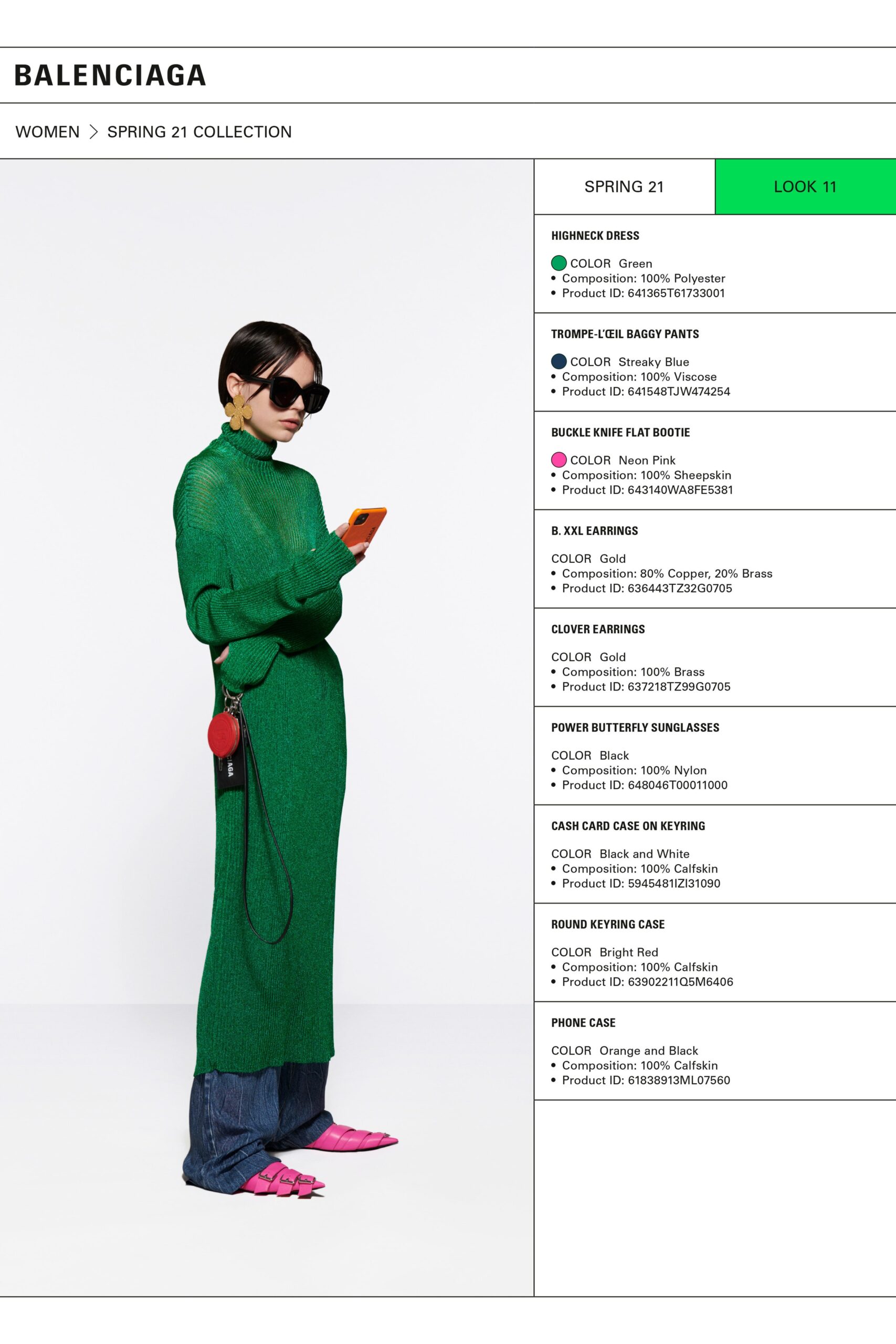 green relaxed midi dress with denim pants