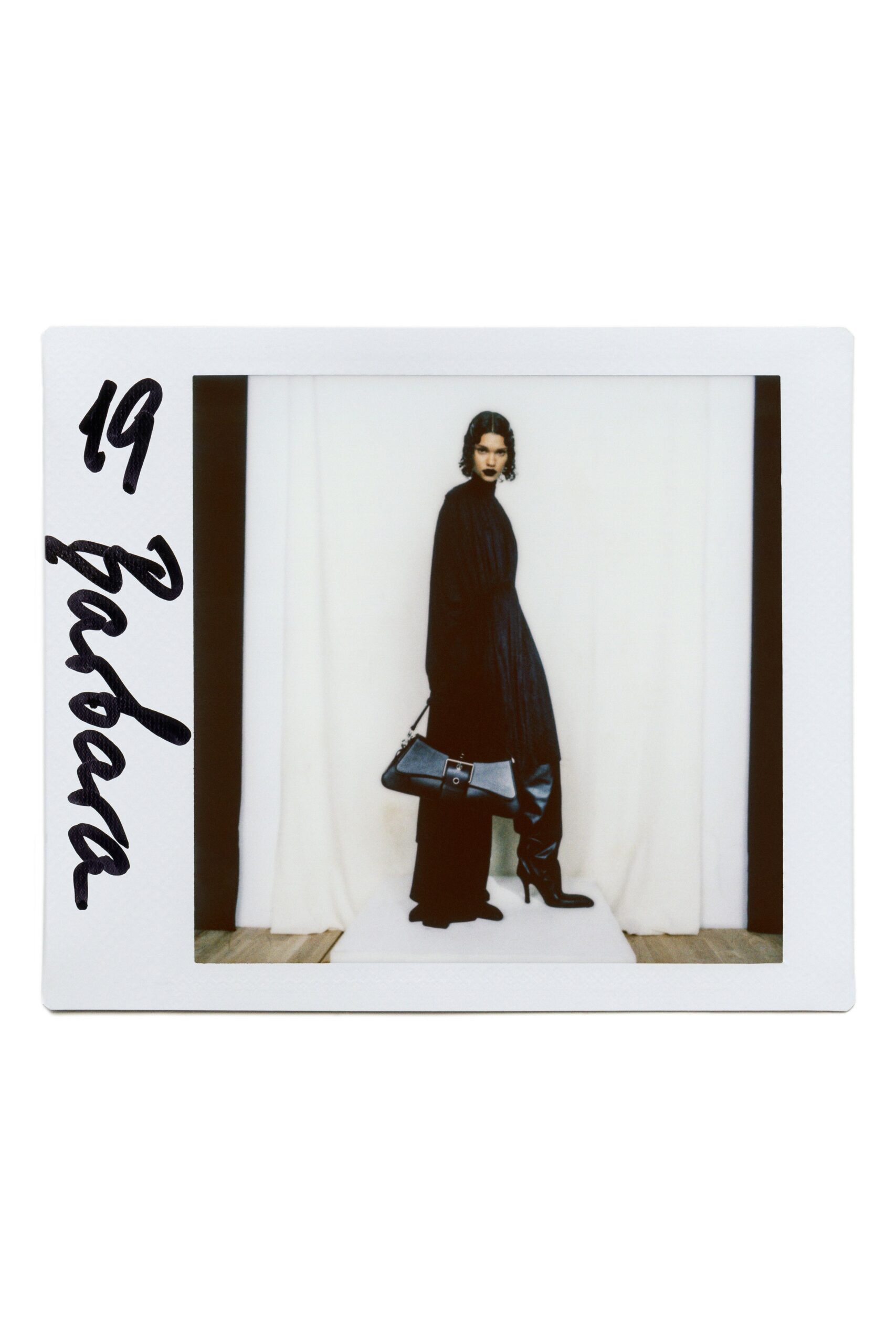 black leather long-sleeve high-neck fitted straight-leg maxi dress