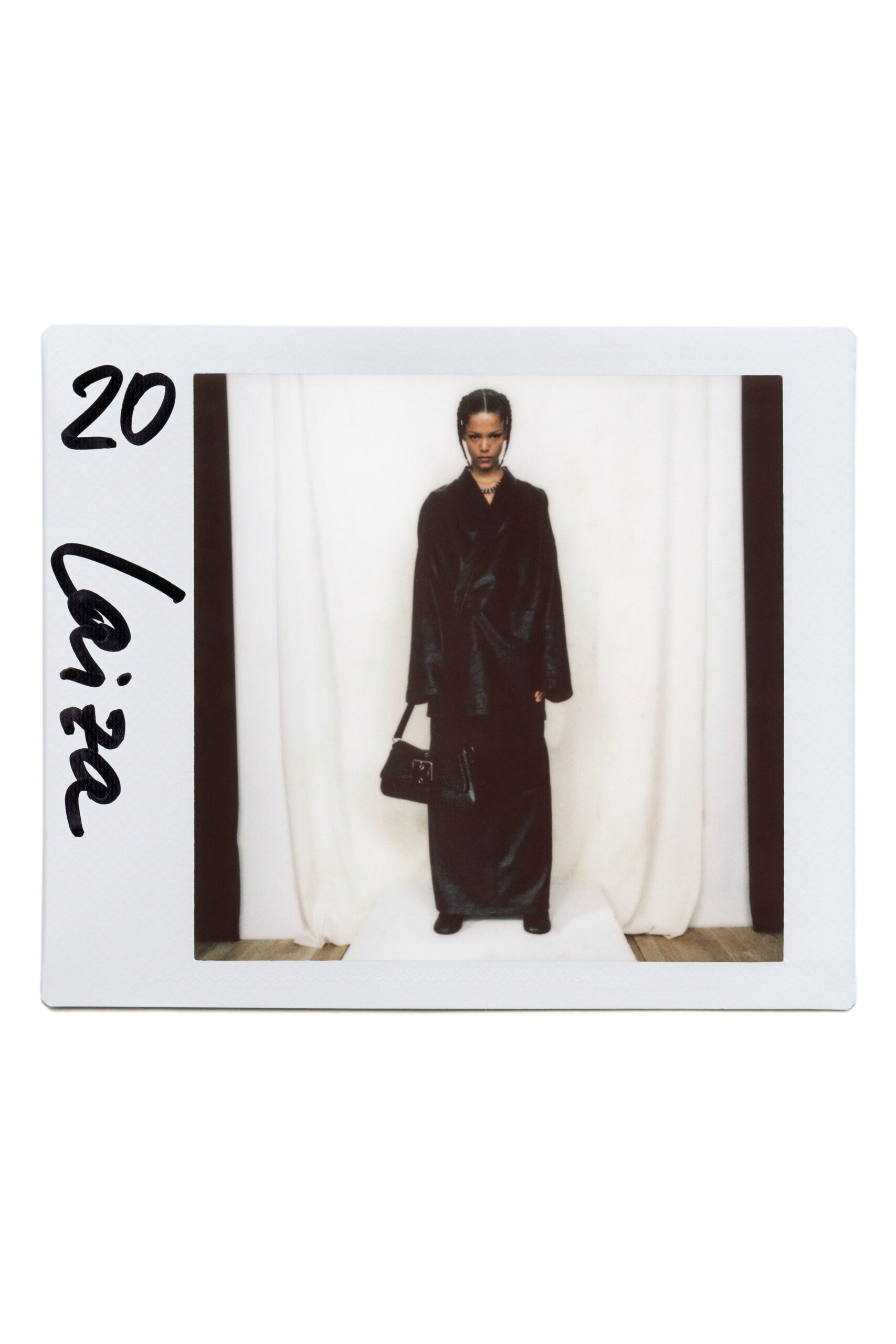 black leather long-sleeve high-neck fitted straight-leg maxi dress