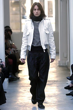 white leather fitted jacket