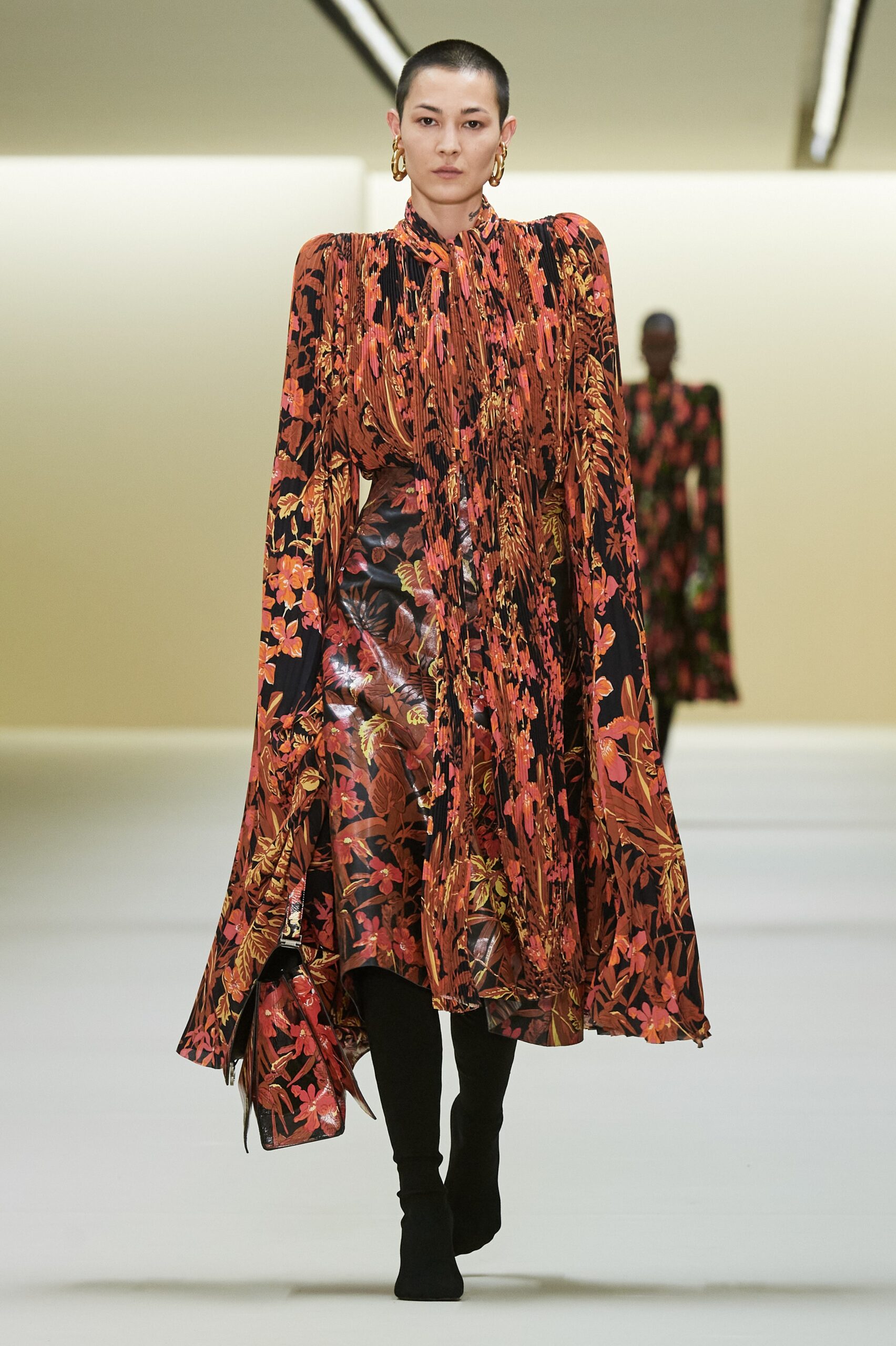 relaxed floral maxi dress