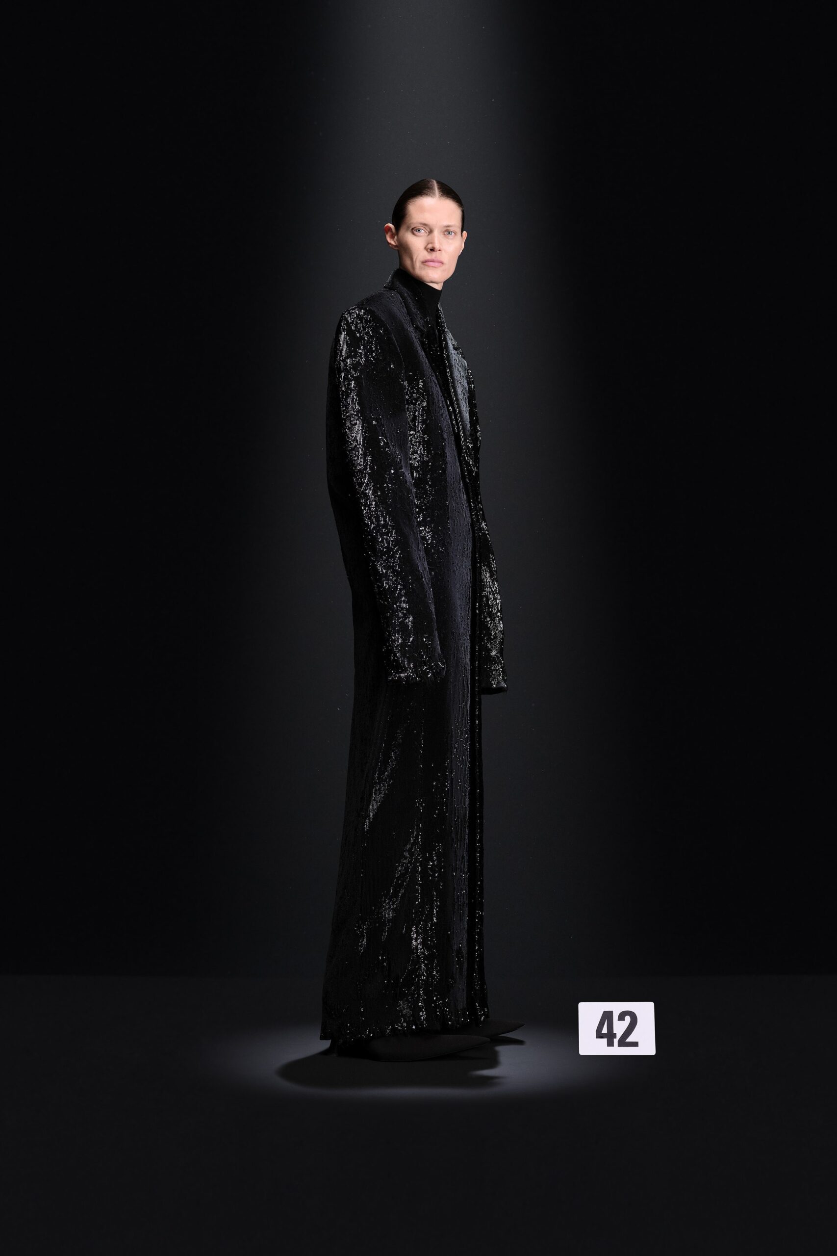 black velvet embellished coat