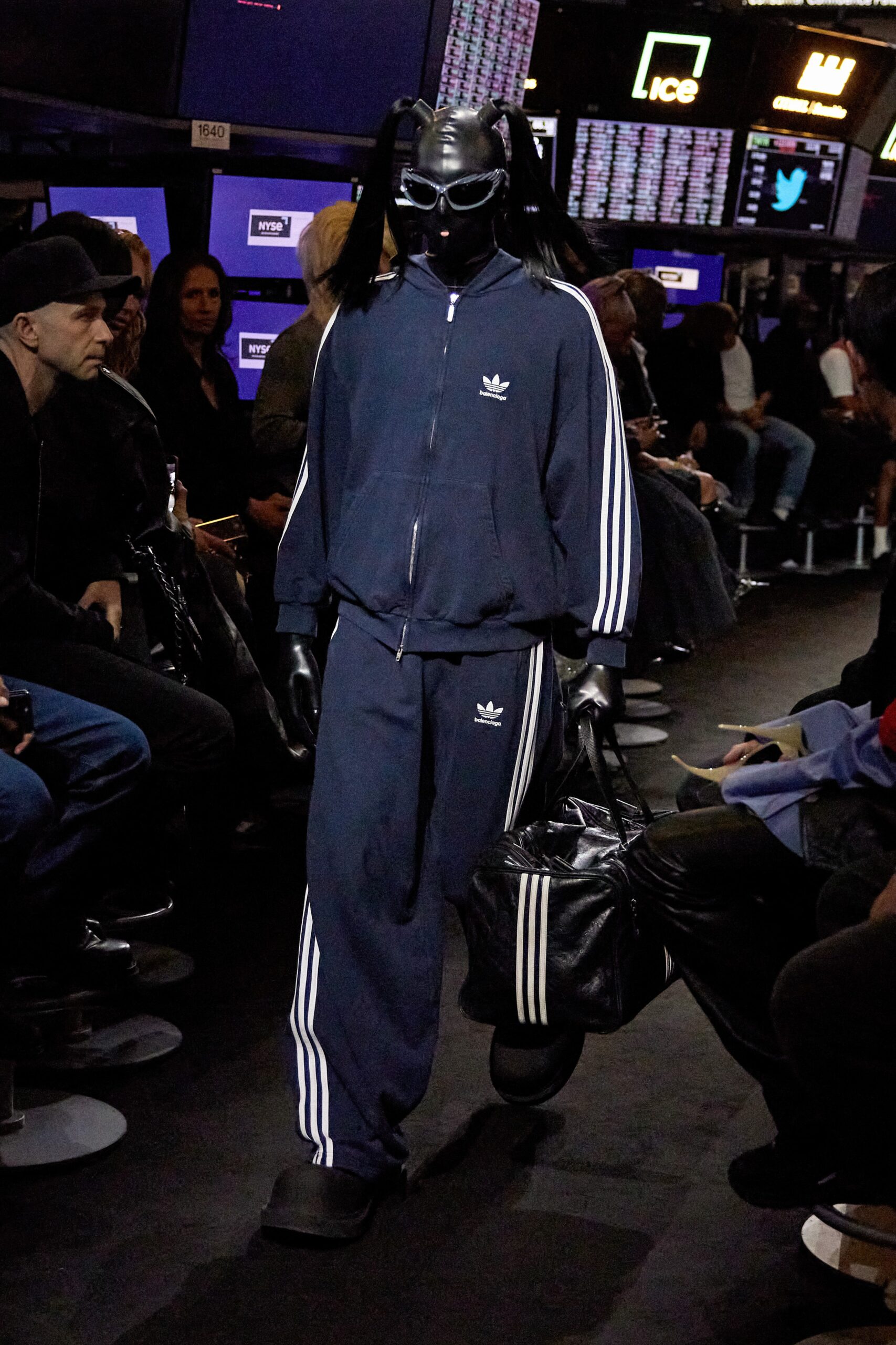 blue relaxed jacket and pants