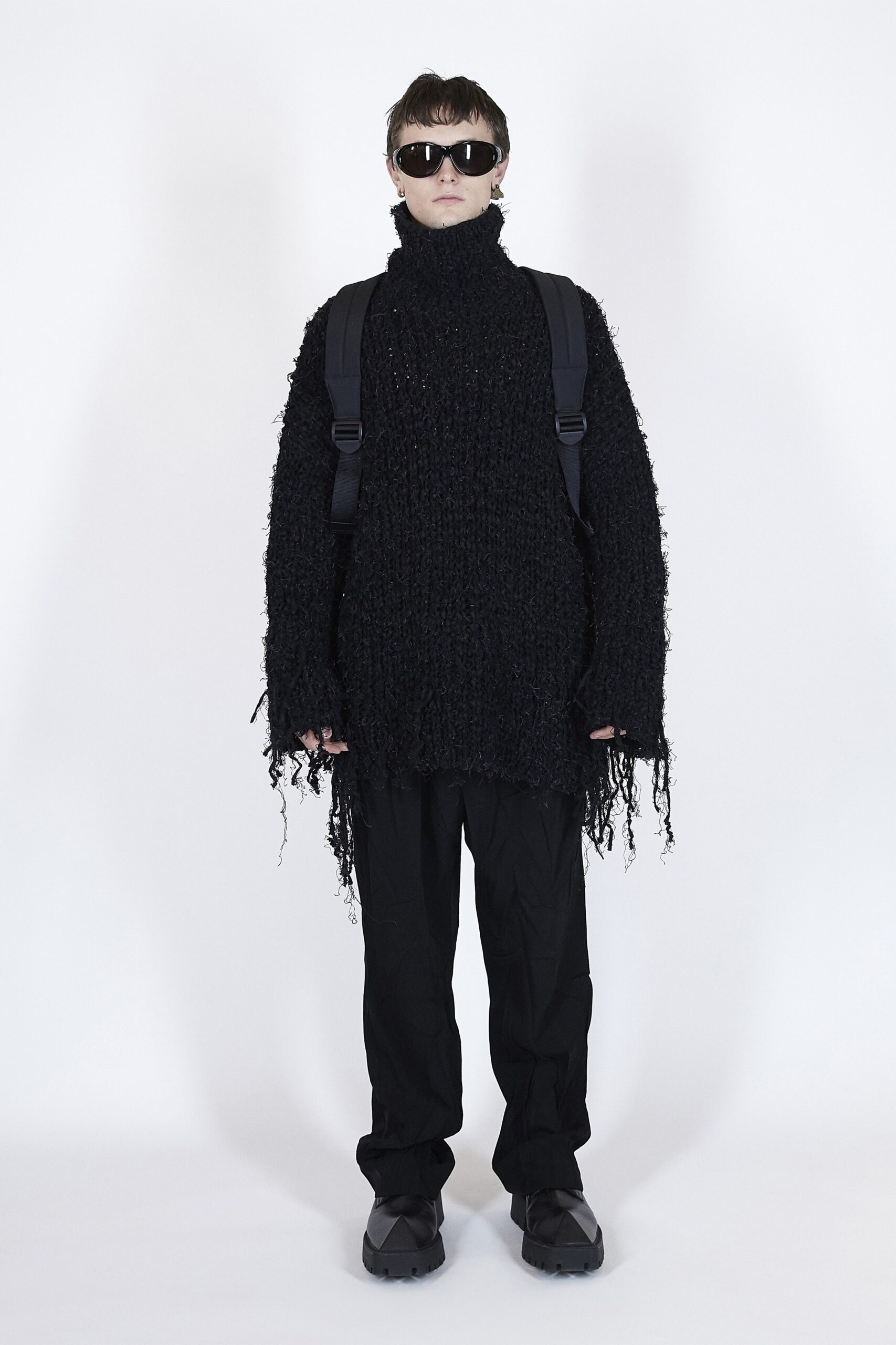 black jersey bag