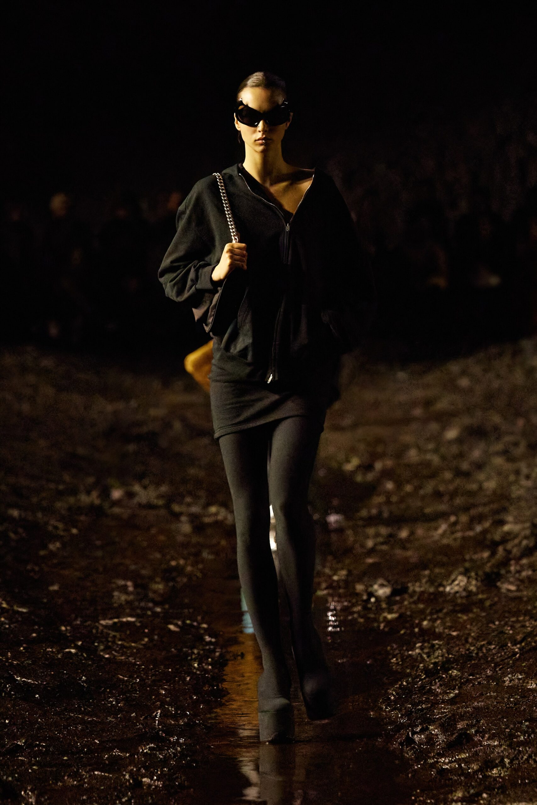 black fitted mini dress with boots