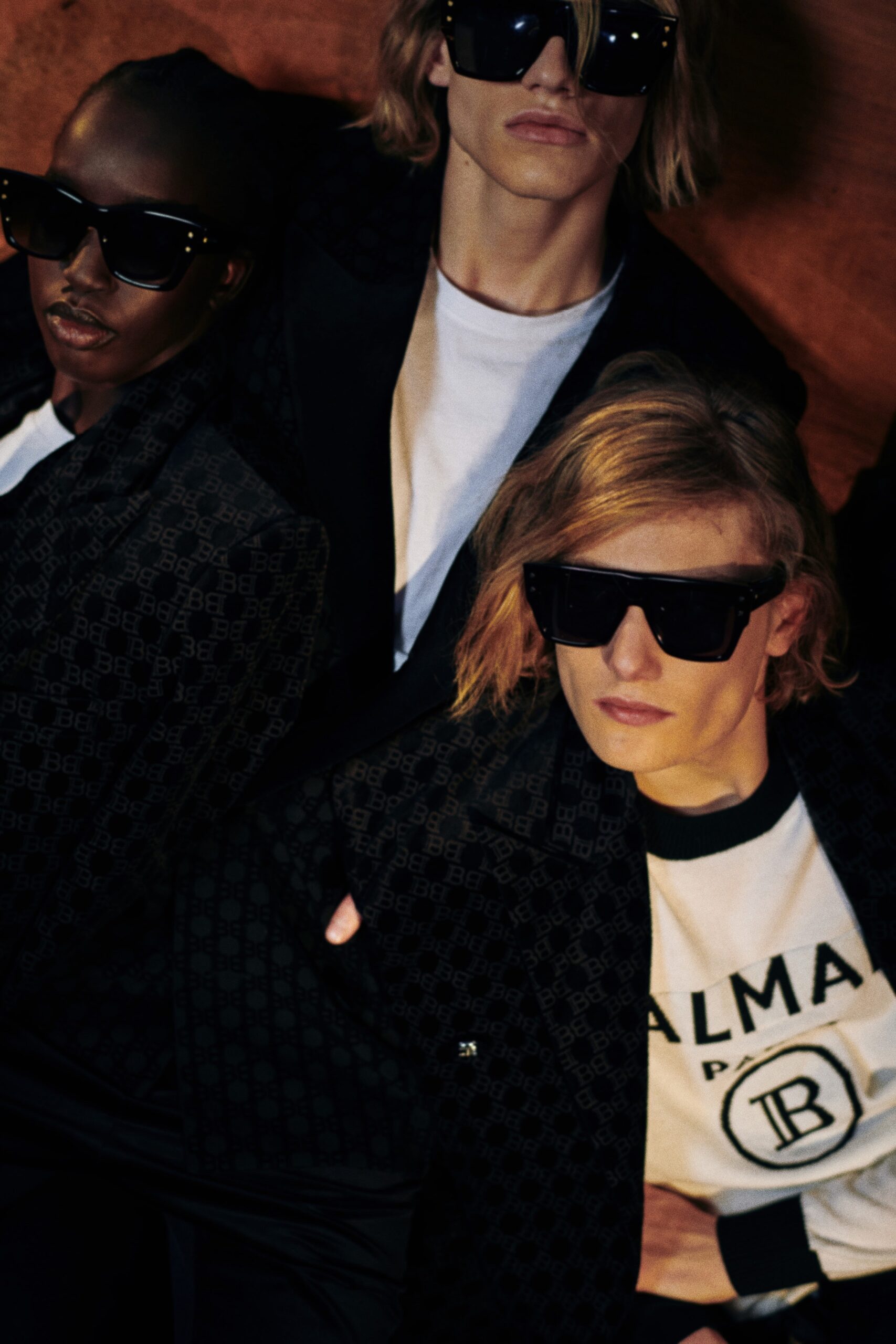 black blazer and white t-shirt