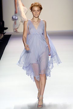 blue chiffon sleeveless dress