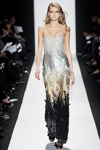 black and gold sequined gown