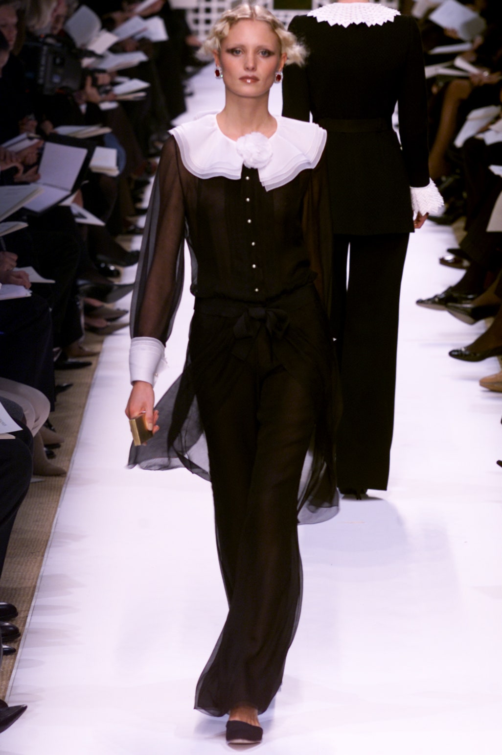 black silk fitted jumpsuit