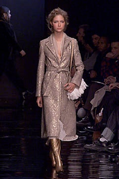 gold sequin belted coat