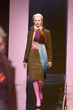 brown wool coat with pencil skirt