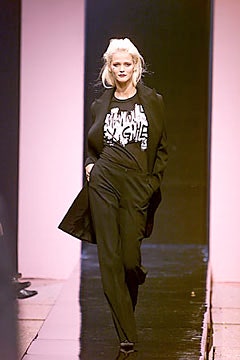 black tailored blazer with white t-shirt