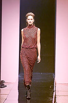 red and black fitted outfit