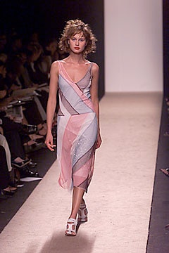 color-blocked silk midi dress