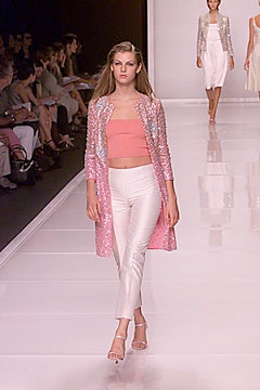 pink sequin long-sleeve relaxed layered shiny coat
