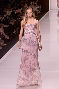 pink embellished sleeveless gown