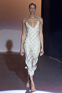 white silk sleeveless dress