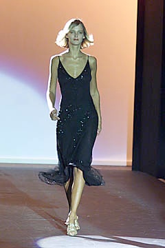 black silk sleeveless dress