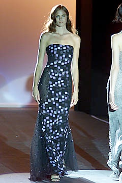 black purple strapless gown