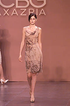 beige silk sleeveless dress