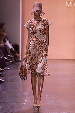 beige floral midi dress with accessories